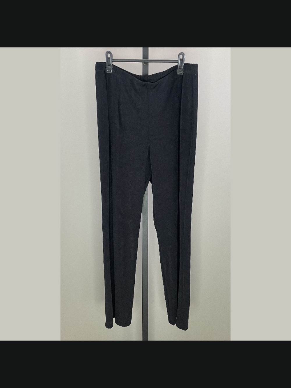NEW Chicos Pants Womens 12 petite black straight leg travel casual lounge